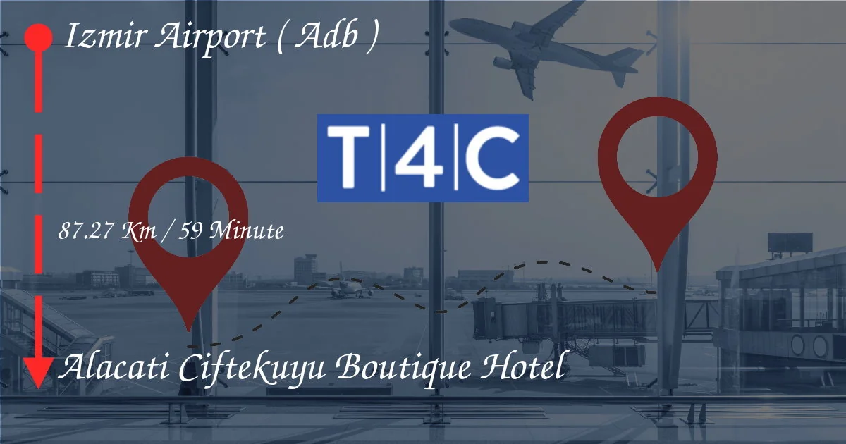 Come andare dall'aeroporto di Izmir (ADB) ad Alacati Ciftekuyu Boutique Hotel