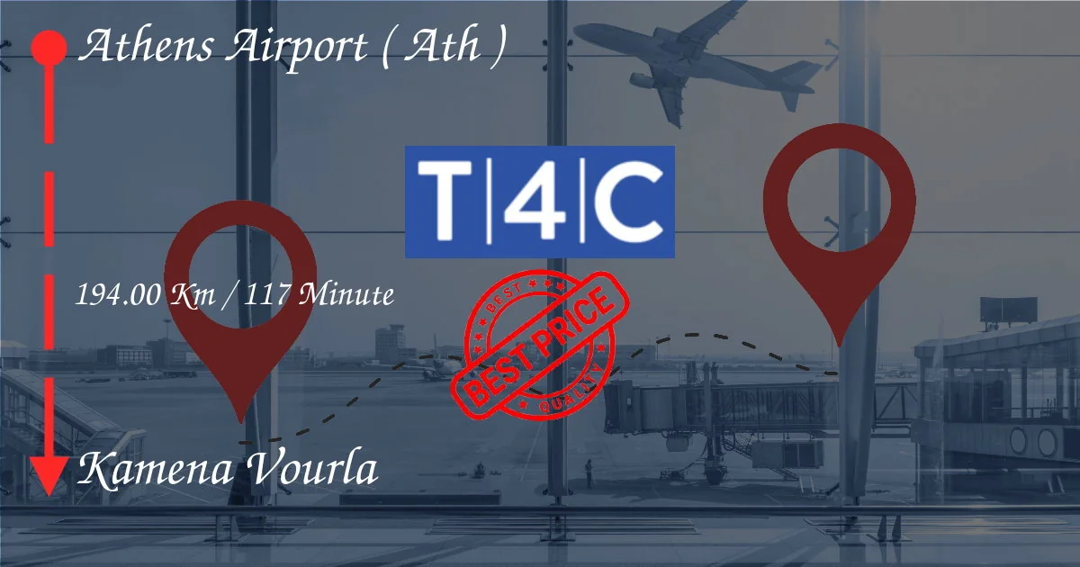 雅典机场(ATH)到Kamena Vourla私家出租车,小型货车,班车
