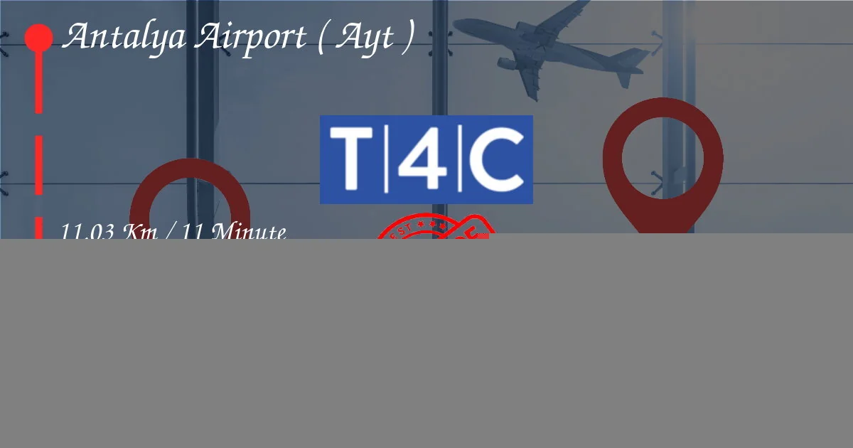 ANTALYA AIRPORT ( AYT ) to Inno Concept Hotel Transfer by Private Taxi, minivan, shuttles
