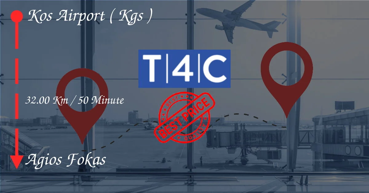 KOS AIRPORT ( KGS ) to Agios Fokas Transfer by Private Taxi, minivan, shuttles