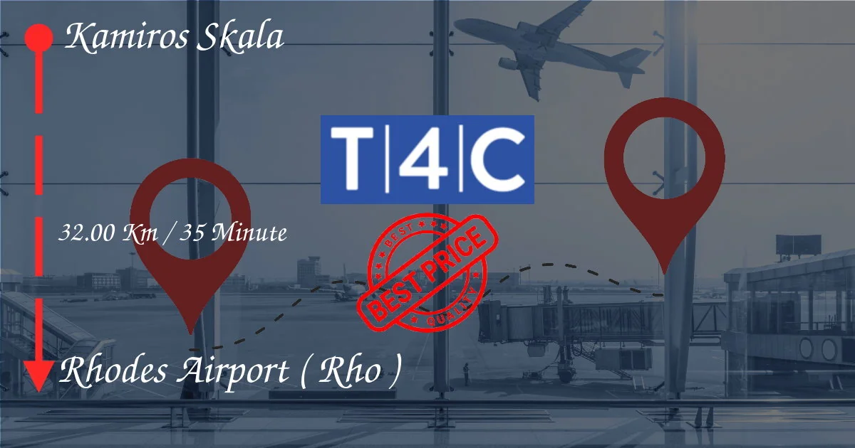Камирос Скала - RHODES AIRPORT ( RHO ) Трансфер на частном такси, минивэне, шаттле