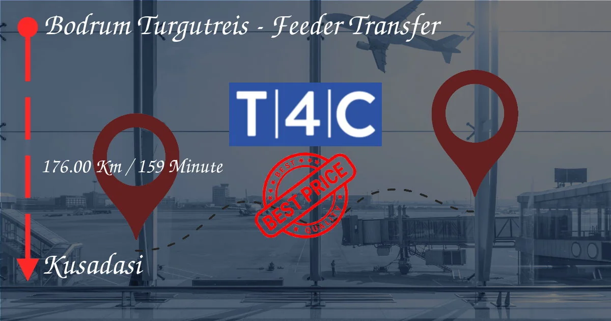 Bodrum Turgutreis - Перевод фидера в перевод Кусадаси частным такси, минивэн, шаттлы