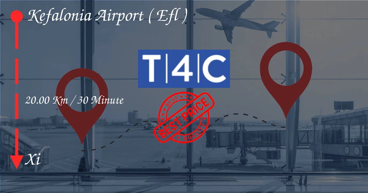 Kefalonia Airport(EFL)到XI私人出租车,小型货车,班车