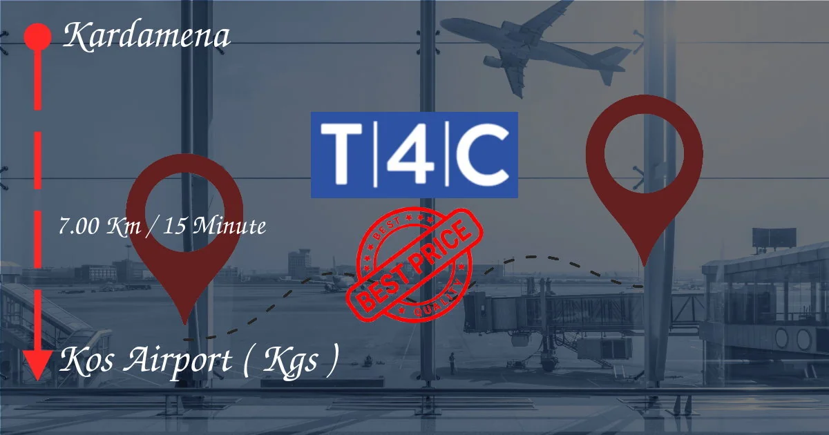 Kardamena to KOS AIRPORT ( KGS ) Transfer by Private Taxi, minivan, shuttles