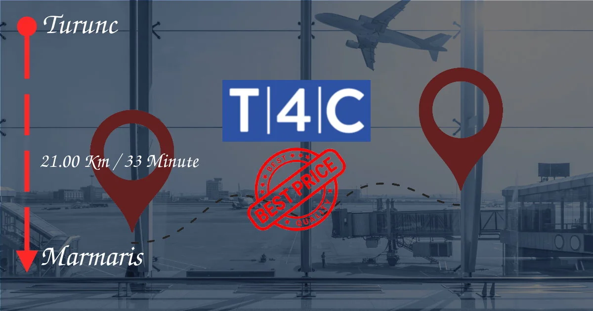 由私人出租车,面包车,穿梭车从Turunc到Marmaris的转移
