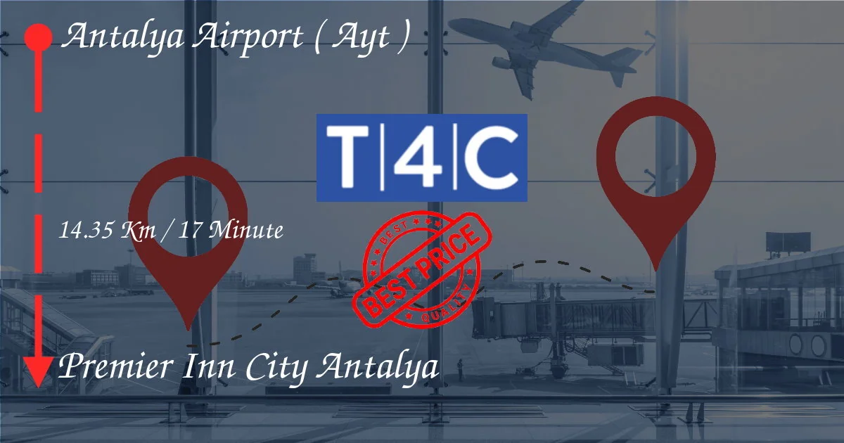 Aéroport d'Antalya (AYT) à Premier Inn City City Antalya Transfert par Taxi privé, minifourg